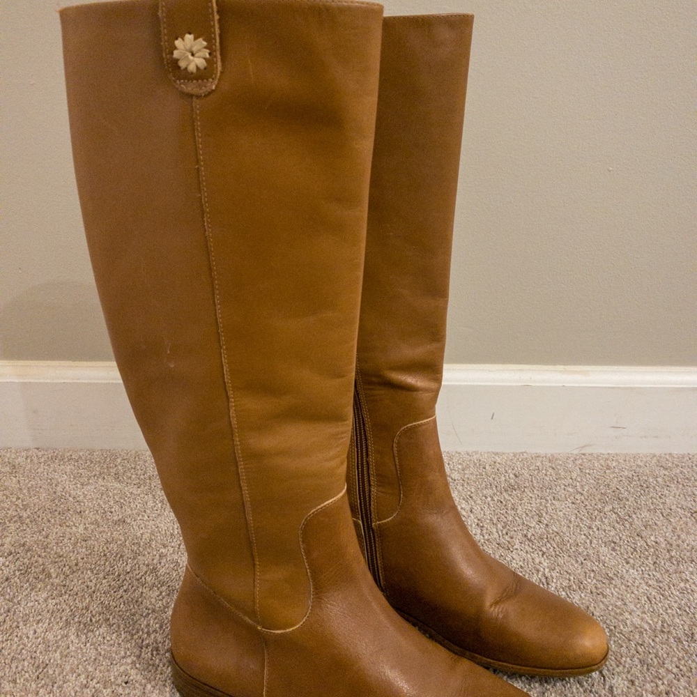 Jack Rodgers Harper Riding Boot in oak